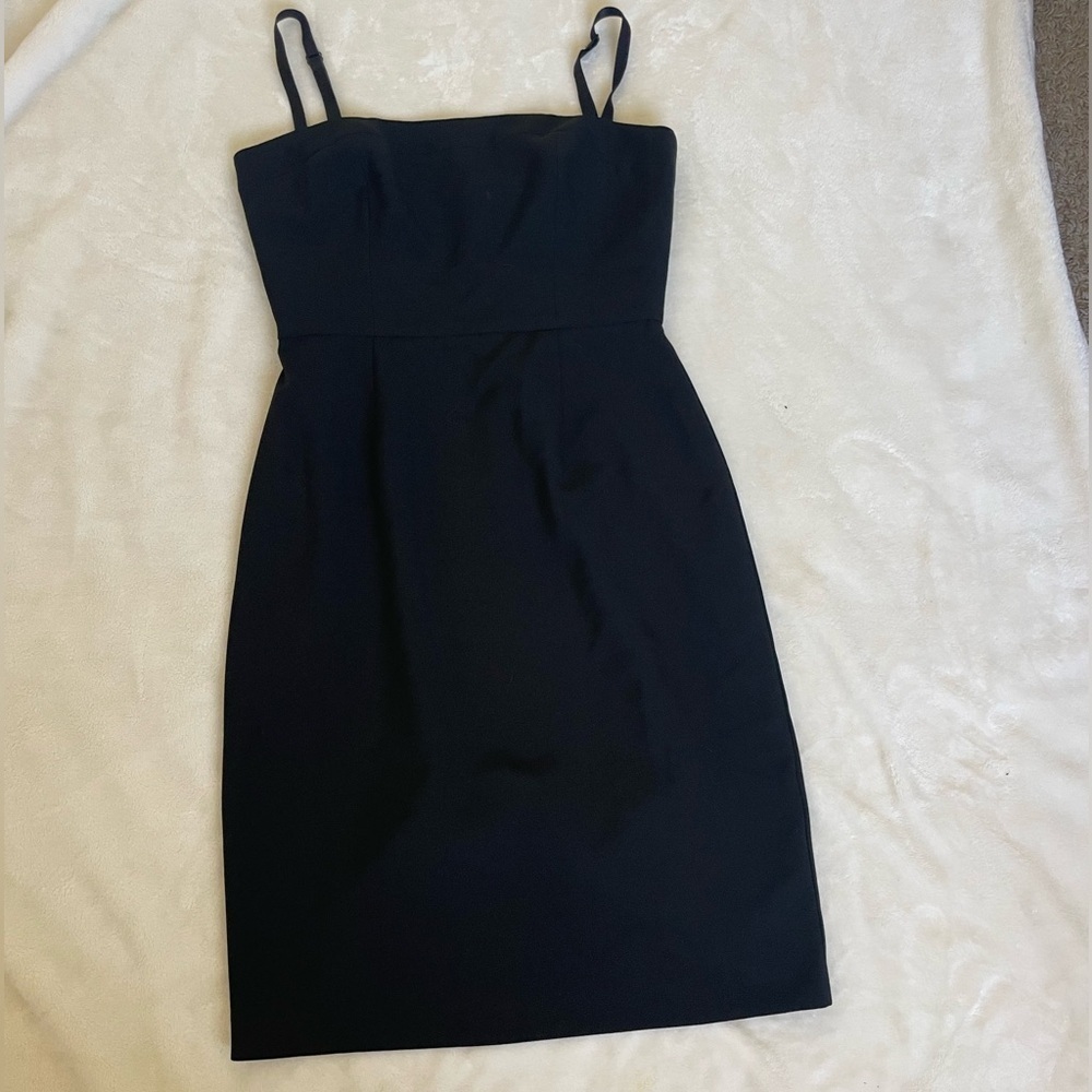 Black Halo Strappy Black Dress